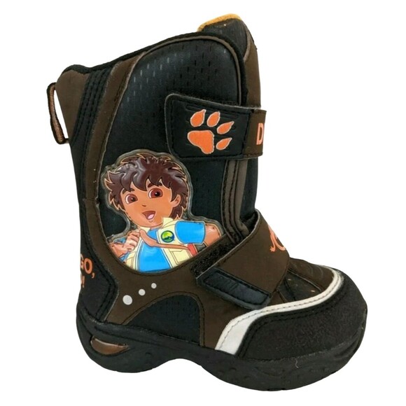 Buster Brown Diego Toddler Boys Insulated Winter Snow Boots Brown Size 5 - Picture 6 of 9